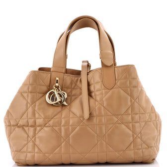 Christian Dior Toujours Tote Bag Macrocannage Quilt Calfskin Medium