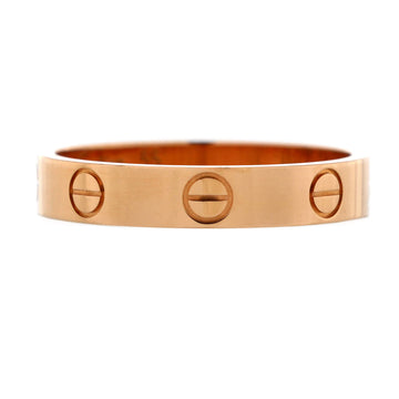 Cartier Love Wedding Band Ring 18K Rose Gold