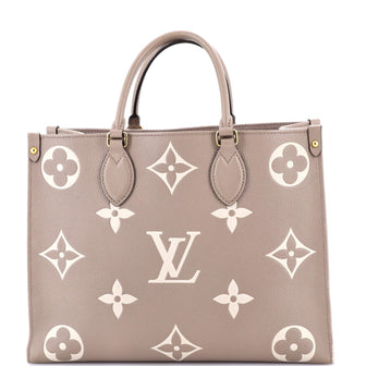 Louis Vuitton OnTheGo Tote Bicolor Monogram Empreinte Giant MM
