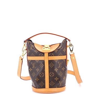 Louis Vuitton Duffle Handbag Monogram Canvas