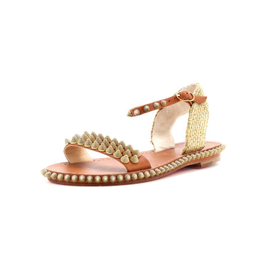 Christian Louboutin Women's Cordorella Spike Sandals Leather