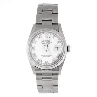 Rolex Oyster Perpetual Datejust Automatic Watch Stainless Steel 36