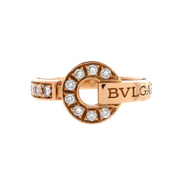 Bvlgari Bvlgari Bvlgari Ring 18K Rose Gold and Diamonds
