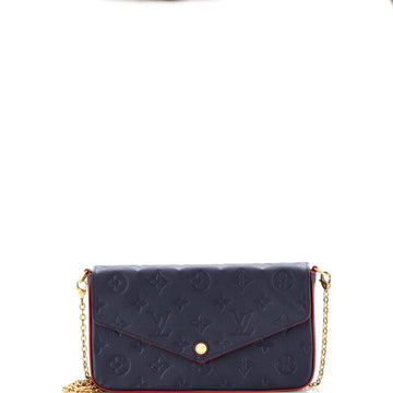 Louis Vuitton Felicie Pochette Monogram Empreinte Leather