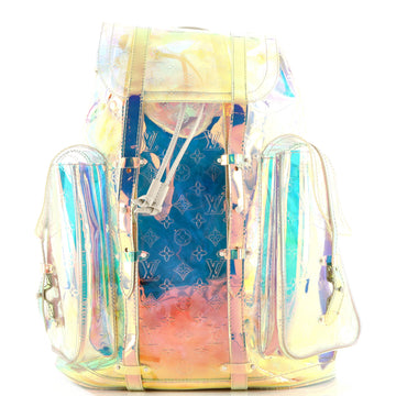 Louis Vuitton Christopher Backpack Limited Edition Monogram Prism PVC GM