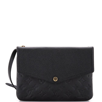 Louis Vuitton Twice Handbag Monogram Empreinte Leather