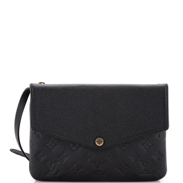 Louis Vuitton Twice Handbag Monogram Empreinte Leather