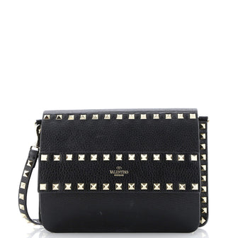 Valentino Garavani Rockstud Front Handle Flap Bag Leather Small