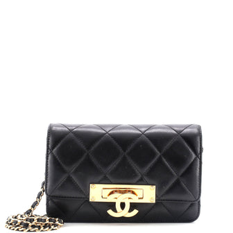Chanel Golden Class Wallet on Chain Quilted Lambskin