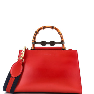 Gucci Nymphaea Top Handle Bag Leather Small
