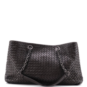 Bottega Veneta Double Chain Tote Intrecciato Nappa Large