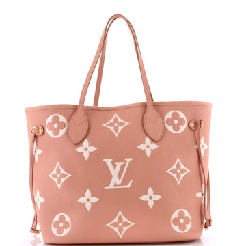 Louis Vuitton Neverfull NM Tote Bicolor Monogram Empreinte Giant MM