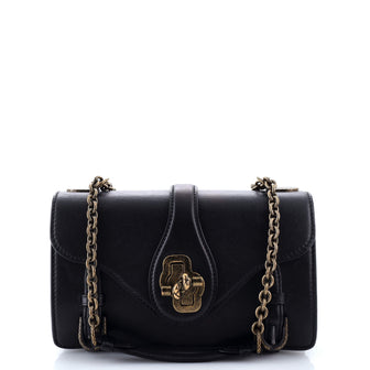 Bottega Veneta City Knot Flap Bag Leather