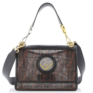 Fendi Kan I F Shoulder Bag Zucca Mesh Medium