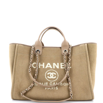 Chanel Deauville NM Tote Mixed Fibers Medium