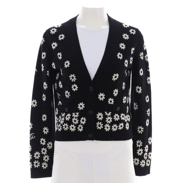 Chanel Women's Daisy CC V-Neck Cardigan Cashmere