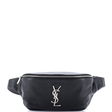 Saint Laurent Classic Monogram Belt Bag Leather