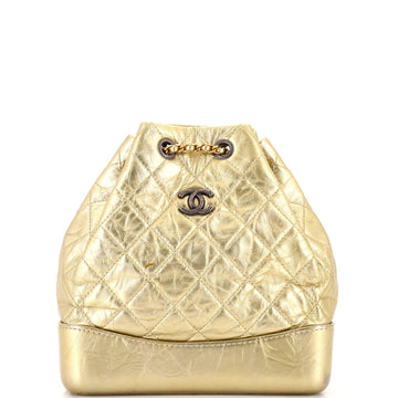 Chanel Gabrielle Backpack Quilted Calfskin Small
