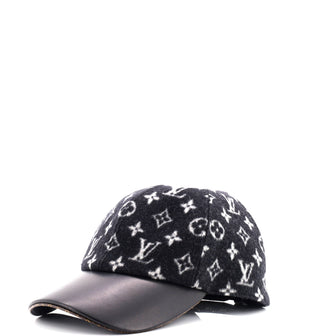 Louis Vuitton Carry On Baseball Cap Monogram Wool and Leather