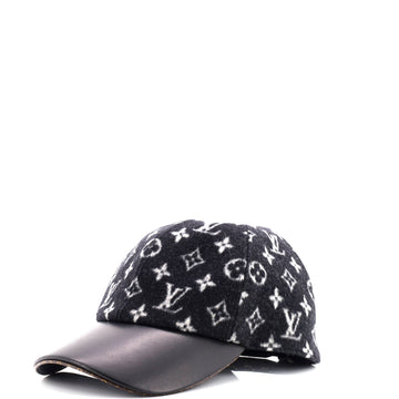 Louis Vuitton Carry On Baseball Cap Monogram Wool and Leather