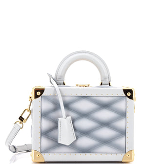 Louis Vuitton Petite Valise Handbag Malletage Leather