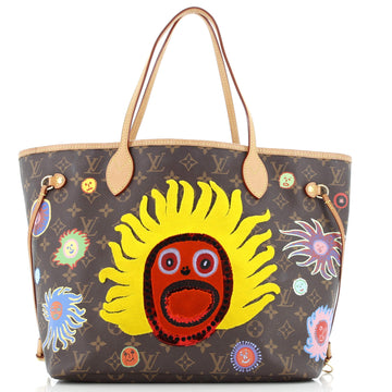 Louis Vuitton Neverfull NM Tote Yayoi Kusama Embroidered My Eternal Soul Monogram Canvas MM