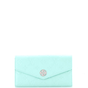 Louis Vuitton Flower Sarah NM Wallet Iridescent Monogram Empreinte Leather