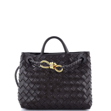 Bottega Veneta Andiamo Top Handle Bag Intrecciato Nappa Small