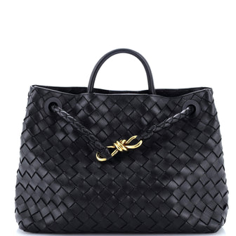 Bottega Veneta Andiamo Top Handle Bag Intrecciato Nappa Medium