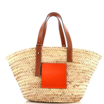Loewe Basket Tote Raffia Large