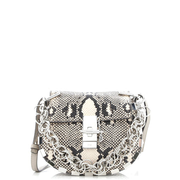Chloe Drew Crossbody Bag Python Mini
