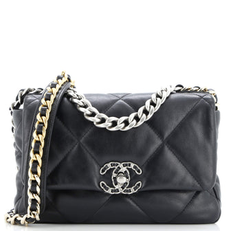 Chanel 19 Flap Bag Quilted Leather Medium