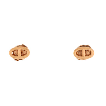Hermes Farandole Stud Earrings 18K Rose Gold Very Small