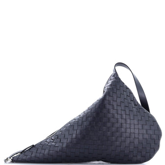 Bottega Veneta Virgule Shoulder Bag Intrecciato Nappa Large