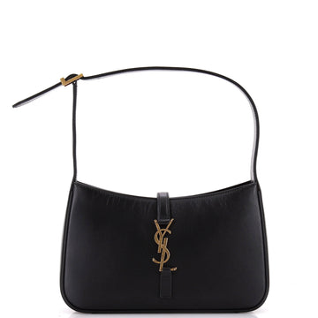 Saint Laurent Le 5 a 7 Hobo Leather Small
