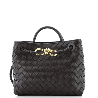 Bottega Veneta Andiamo Top Handle Bag Intrecciato Nappa Small