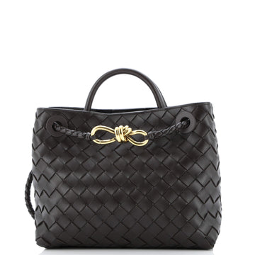 Bottega Veneta Andiamo Top Handle Bag Intrecciato Nappa Small