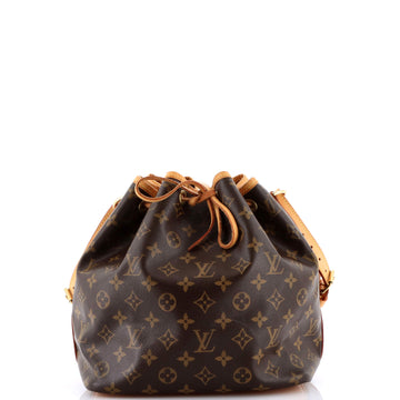 Louis Vuitton Petit Noe Handbag Monogram Canvas