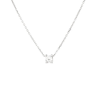 Cartier C de Cartier Necklace 18K White Gold and Diamond 0.23CT