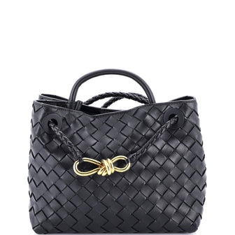 Bottega Veneta Andiamo Top Handle Bag Intrecciato Nappa Small