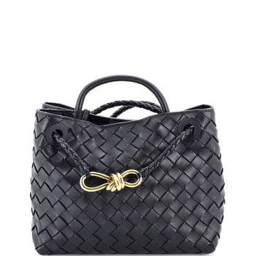 Bottega Veneta Andiamo Top Handle Bag Intrecciato Nappa Small