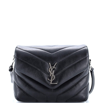 Saint Laurent Loulou Shoulder Bag Matelasse Chevron Leather Toy
