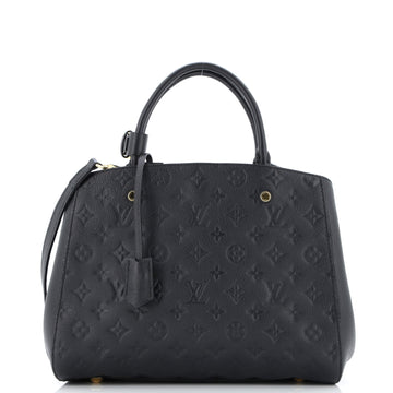 Louis Vuitton Montaigne Handbag Monogram Empreinte Leather MM