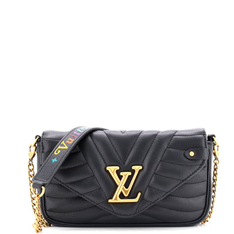 Louis Vuitton New Wave Chain Pochette Quilted Leather
