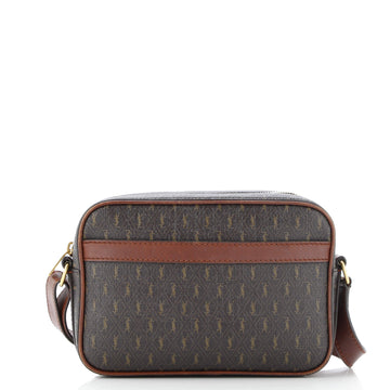 Saint Laurent Le Monogramme Camera Bag Monogram All Over Coated Canvas and Leather Small