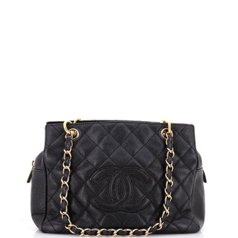 Chanel Petite Timeless Tote Quilted Caviar