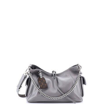 Louis Vuitton CarryAll Cargo Hobo Leather with Monogram Canvas PM