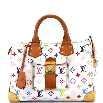 Louis Vuitton Speedy Handbag Monogram Multicolor 30