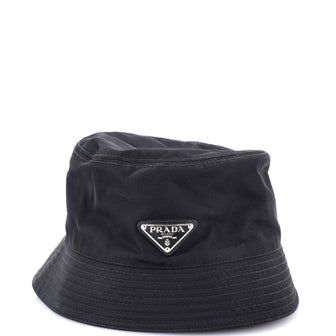 Prada Logo Bucket Hat Printed Re-Nylon