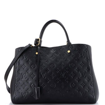 Louis Vuitton Montaigne Handbag Monogram Empreinte Leather GM